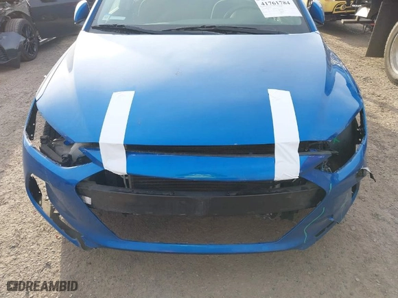 2017 Hyundai Elantra Limited with VIN 5NPD84LF6HH197255, listed as a IAAI auction lot 41761784 with 61,817 mi miles. Bid and sale history available at carsss.com. Image 22.