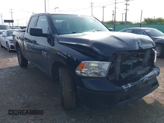 2019 Ram 1500 Tradesman with VIN 1C6RR6FG7KS613350, listed as a IAAI auction lot 42066912 with 115,660 mi miles and . Bid and sale history available at DreamBid. Image 1.