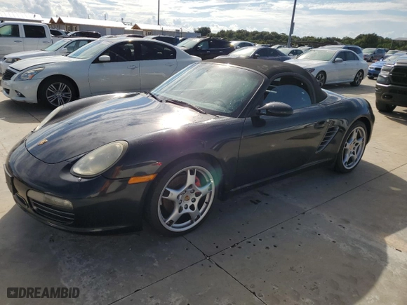 2005 Porsche Boxster S with VIN WP0CB29825U730665, listed as a Copart auction lot 74218244 with 0 mi miles and Non Repairable. Bid and sale history available at carsss.com. Image 1.