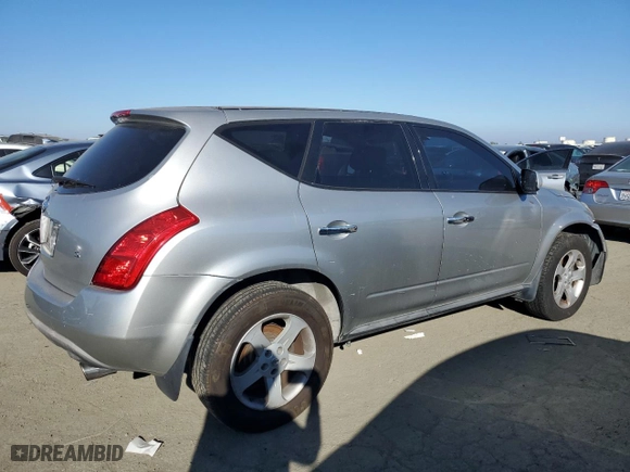 2005 Nissan Murano SE with VIN JN8AZ08TX5W328785, listed as a Copart auction lot 42456245 with 146,830 mi miles and Salvage Title. Bid and sale history available at carsss.com. Image 3.