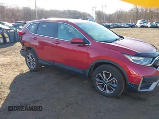 2021 Honda CR-V EX-L with VIN 2HKRW2H89MH615585, listed as a IAAI auction lot 41742944 with 47,669 mi miles. Bid and sale history available at carsss.com. Image 1.