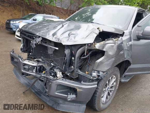 2019 Ford F-150 XL with VIN 1FTEX1EP1KFA77120, listed as a IAAI auction lot 42329608 with 76,053 mi miles and . Bid and sale history available at DreamBid. Image 17.