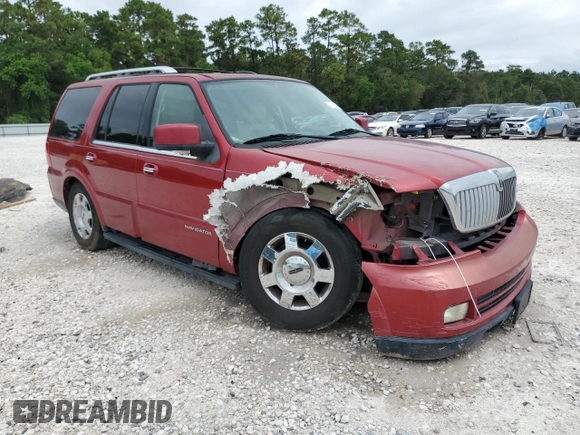 2005 Lincoln Navigator Luxury with VIN 5LMFU27565LJ07127, listed as a Copart auction lot 70726204 with 0 mi miles and Salvage Title. Bid and sale history available at carsss.com. Image 4.