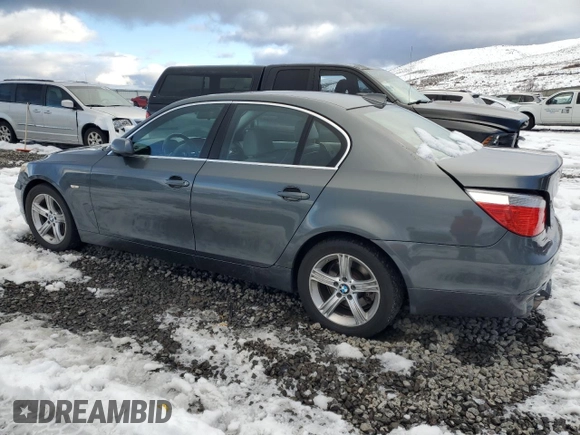 2006 BMW 5 Series 530xi with VIN WBANF73526CG66448, listed as a Copart auction lot 44556285 with 147,438 mi miles and Salvage Title. Bid and sale history available at DreamBid. Image 2.