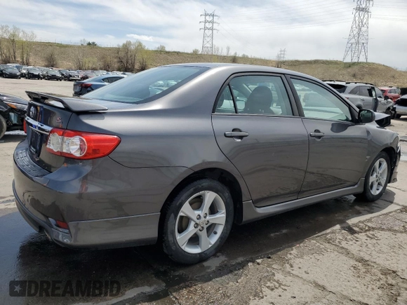 2013 Toyota Corolla L with VIN 5YFBU4EE3DP102722, listed as a Copart auction lot 54078845 with 90,450 mi miles and Salvage Title. Bid and sale history available at DreamBid. Image 3.