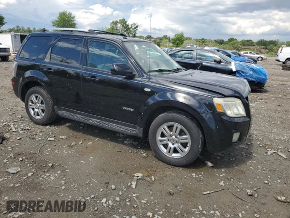 2008 Mercury Mariner Premier with VIN 4M2CU97128KJ17304, listed as a Copart auction lot 55965555 with 134,473 mi miles and Salvage title. Bid and sale history available at DreamBid. Image 4.