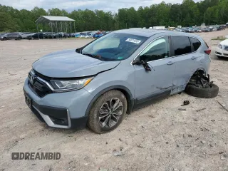 2020 Honda CR-V EX-L z VIN 2HKRW1H85LH404697, wystawiony jako Copart lot #56074495 z przebiegiem 78 996 mil mil oraz Szkoda całkowita • Salvage title. Historia ofert i sprzedaży dostępna na DreamBid. Obrazek 1.