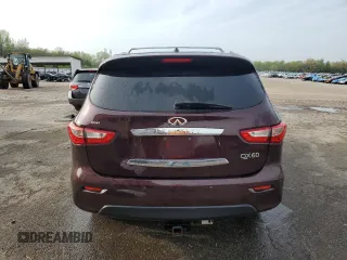 2015 Infiniti QX60 with VIN 5N1AL0MM9FC536909, listed as a Copart auction lot 51750975 with 205,955 mi miles and Salvage Title. Bid and sale history available at DreamBid. Image 6.