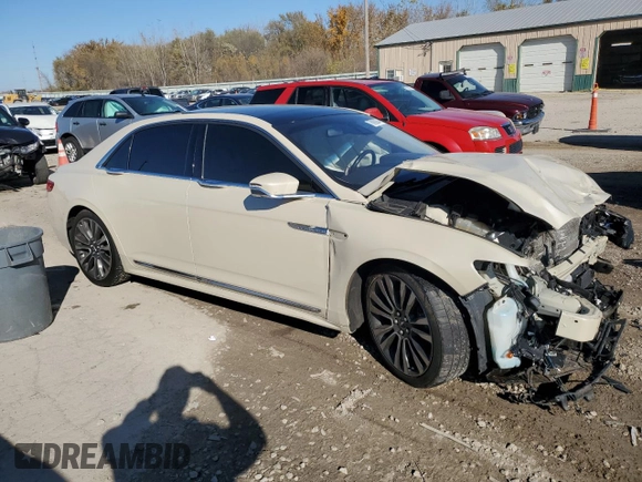 2018 Lincoln Continental Reserve with VIN 1LN6L9NP4J5603786, listed as a Copart auction lot 79090284 with 66,858 mi miles and Salvage Title. Bid and sale history available at carsss.com. Image 4.