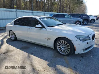 2010 BMW 7 Series 750Li with VIN WBAKB8C52ACY63372, listed as a Copart auction lot 49962145 with 142,480 mi miles and Clean title. Bid and sale history available at DreamBid. Image 4.