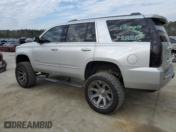 2017 GMC Yukon Denali with VIN 1GKS1CKJ9HR248322, listed as a Copart auction lot 44234235 with 153,818 mi miles and Clean Title. Bid and sale history available at carsss.com. Image 2.