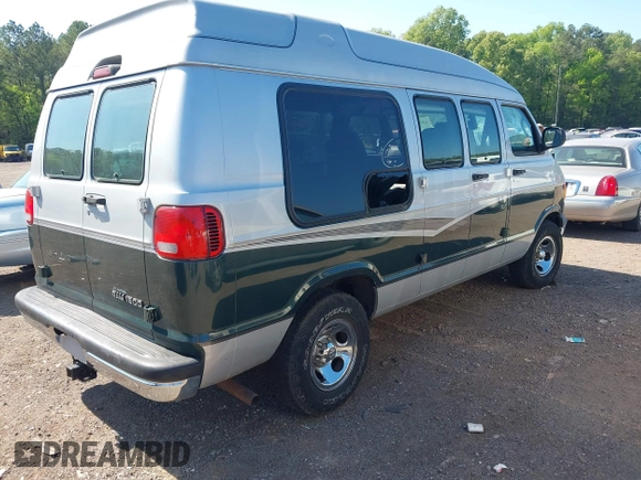 2002 Dodge Cargo Conversion with VIN 2B6HB11Y92K125396, listed as a IAAI auction lot 42036186 with 96,663 mi miles. Bid and sale history available at carsss.com. Image 4.