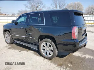 2018 GMC Yukon Denali with VIN 1GKS2CKJ6JR268742, listed as a Copart auction lot 48764105 with 162,256 mi miles and Salvage Title. Bid and sale history available at carsss.com. Image 2.