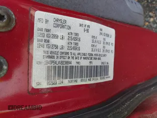 1997 Dodge Caravan LE with VIN 1B4GP54LXVB230844, listed as a IAAI auction lot 42027096 with Not Provided miles and . Bid and sale history available at carsss.com. Image 9.