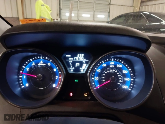 2012 Hyundai Elantra Limited z VIN 5NPDH4AE4CH124730, wystawiony jako IAAI lot #41379631 z przebiegiem 175 790 mil mil oraz . Historia ofert i sprzedaży dostępna na DreamBid. Obrazek 7.