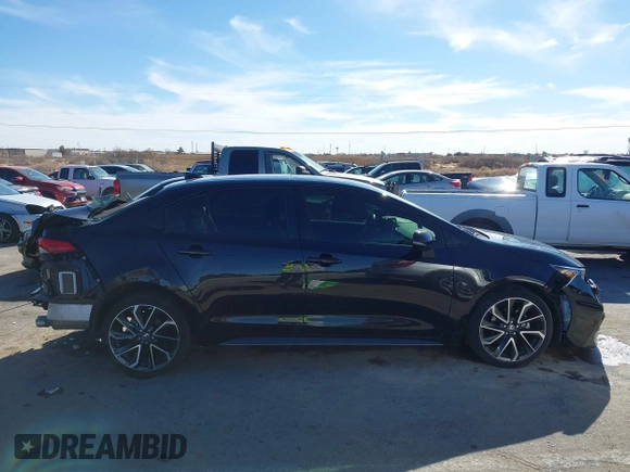 2020 Toyota Corolla XSE with VIN JTDT4RCEXLJ031641, listed as a IAAI auction lot 41305192 with 15,605 mi miles. Bid and sale history available at carsss.com. Image 14.