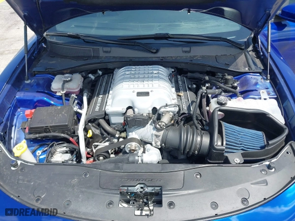 2021 Dodge Charger SRT Hellcat Widebody with VIN 2C3CDXL92MH503507, listed as a IAAI auction lot 41987646 with 32,389 mi miles. Bid and sale history available at carsss.com. Image 10.