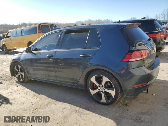 2019 Volkswagen Golf GTI S with VIN 3VW5T7AU8KM025409, listed as a Copart auction lot 41352454 with 0 mi miles. Bid and sale history available at carsss.com. Image 2.