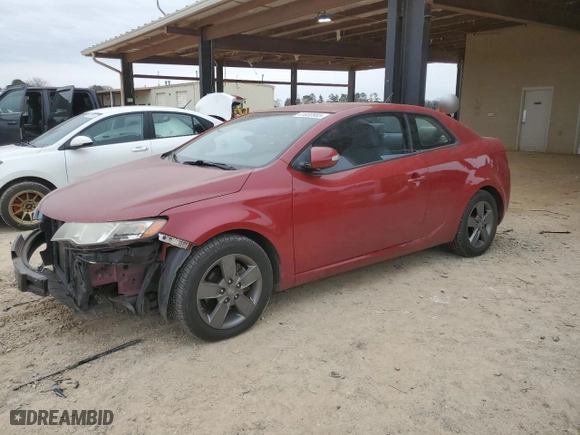 2010 Kia Forte Koup EX with VIN KNAFU6A23A5183817, listed as a Copart auction lot 41830985 with 120975 miles and Salvage Title. Bid and sale history available at carsss.com. Image 1.