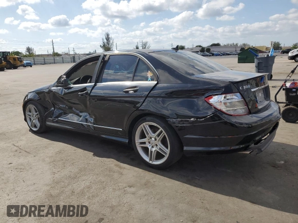 2008 Mercedes-Benz C 300 Sport with VIN WDDGF54X28R018336, listed as a Copart auction lot 54713545 with 133,339 mi miles and Salvage Title. Bid and sale history available at DreamBid. Image 2.