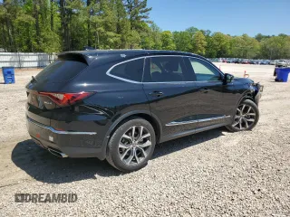2022 Acura MDX w/Technology Package with VIN 5J8YD9H44NL001310, listed as a Copart auction lot 52868135 with 42,859 mi miles and Salvage Title. Bid and sale history available at carsss.com. Image 3.