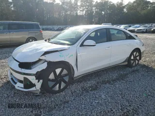 2024 Hyundai IONIQ 6 SE with VIN KMHM24AA1RA072726, listed as a Copart auction lot 84962244 with 6,133 mi miles and Salvage Title. Bid and sale history available at carsss.com. Image 1.