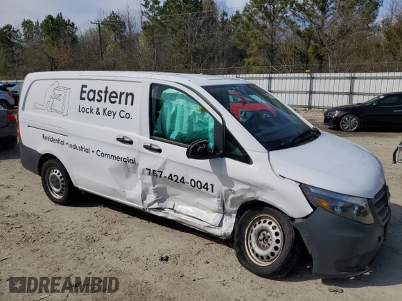 2017 Mercedes-Benz Metris Cargo with VIN WD3PG2EA8H3207859, listed as a Copart auction lot 49904035 with 65,756 mi miles and Salvage Title. Bid and sale history available at carsss.com. Image 4.
