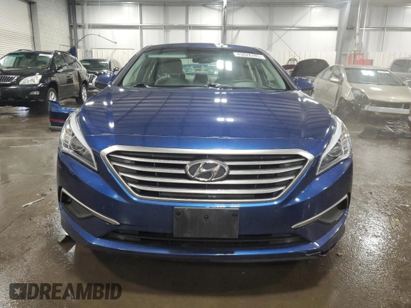 2017 Hyundai Sonata SE with VIN 5NPE24AF1HH543656, listed as a Copart auction lot 45028785 with 87,274 mi miles and Salvage Title. Bid and sale history available at carsss.com. Image 5.