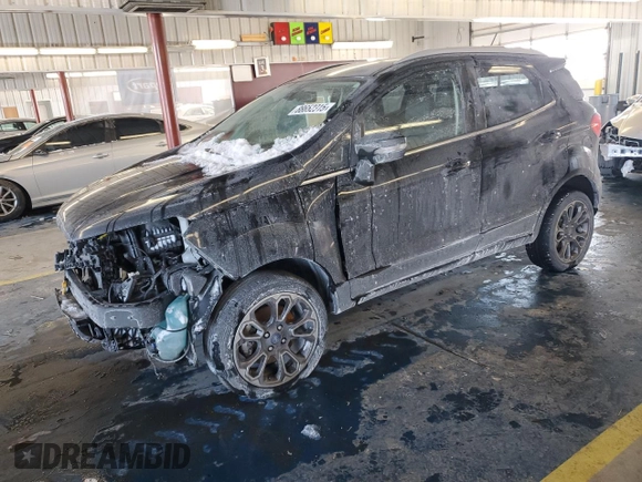 2021 Ford EcoSport Titanium z VIN MAJ6S3KL5MC424412, wystawiony jako Copart lot #88652315 z przebiegiem 84 326 mil mil oraz Szkody całkowita. Historia ofert i sprzedaży dostępna na DreamBid. Obrazek 1.