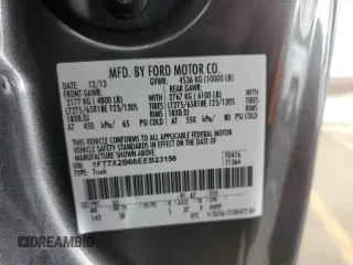 2014 Ford F-250 XL z VIN 1FT7X2B66EEB23156, wystawiony jako Copart lot #56326465 z przebiegiem 97 133 mil mil oraz Szkoda całkowita • Salvage title. Historia ofert i sprzedaży dostępna na DreamBid. Obrazek 12.