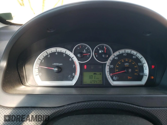 2009 Chevrolet Aveo 2LT with VIN KL1TG66E29B347370, listed as a Copart auction lot 72695624 with 129,479 mi miles and Salvage title. Bid and sale history available at DreamBid. Image 9.