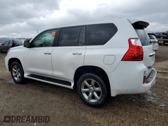 2011 Lexus GX 460 with VIN JTJBM7FX2B5023812, listed as a Copart auction lot 48568365 with 166,821 mi miles and Salvage Title. Bid and sale history available at carsss.com. Image 2.