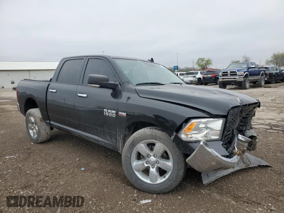 2017 Ram 1500 Big Horn with VIN 3C6RR7LT6HG710031, listed as a Copart auction lot 53549635 with 90,370 mi miles and Salvage title. Bid and sale history available at DreamBid. Image 4.