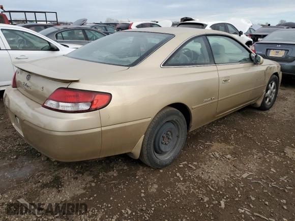 2001 Toyota Solara SE with VIN 2T1CF28P21C468120, listed as a Copart auction lot 84181504 with 167,808 mi miles and Salvage Title. Bid and sale history available at carsss.com. Image 3.