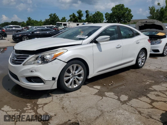 2012 Hyundai Azera z VIN KMHFG4JG6CA153582, wystawiony jako Copart lot #64809485 z przebiegiem 79 425 mil mil oraz Czysty tytuł • Clean title. Historia ofert i sprzedaży dostępna na DreamBid. Obrazek 1.