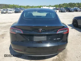 2022 Tesla Model 3 Long Range with VIN 5YJ3E1EB4NF289195, listed as a Copart auction lot 53142465 with 96,302 mi miles and Clean Title. Bid and sale history available at carsss.com. Image 6.