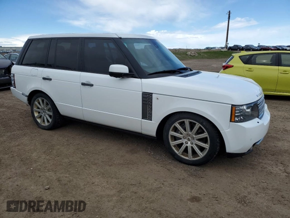 2011 Land Rover Range Rover SC Autobiography z VIN SALMP1E43BA350615, wystawiony jako Copart lot #55450564 z przebiegiem 105 266 mil mil oraz Szkoda całkowita • Salvage title. Historia ofert i sprzedaży dostępna na DreamBid. Obrazek 4.