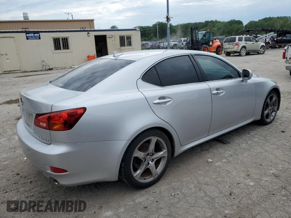 2008 Lexus IS 250 with VIN JTHBK262782065837, listed as a Copart auction lot 75726904 with 181,588 mi miles and Non Repairable. Bid and sale history available at DreamBid. Image 3.