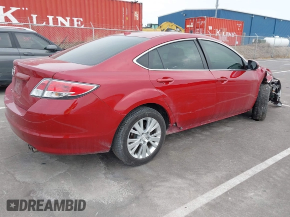 2009 Mazda 6 i Touring with VIN 1YVHP82A395M31297, listed as a IAAI auction lot 41542444 with 154,098 mi miles and . Bid and sale history available at carsss.com. Image 4.