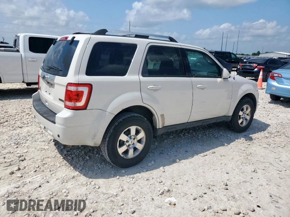 2012 Ford Escape Limited with VIN 1FMCU9E72CKB91274, listed as a Copart auction lot 60003265 with 240,131 mi miles and Salvage title. Bid and sale history available at DreamBid. Image 3.
