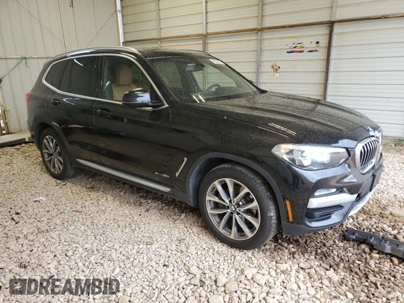 2018 BMW X3 xDrive30i with VIN 5UXTR9C53JLD62050, listed as a Copart auction lot 48326875 with 97,525 mi miles and Salvage Title. Bid and sale history available at carsss.com. Image 4.