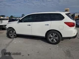 2017 Nissan Pathfinder S with VIN 5N1DR2MN8HC656610, listed as a Copart auction lot 59202795 with 109,262 mi miles and Salvage title. Bid and sale history available at DreamBid. Image 2.