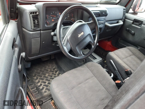 2005 Jeep Wrangler SE with VIN 1J4FA29SX5P313041, listed as a Copart auction lot 74111234 with 154,019 mi miles and Clean Title. Bid and sale history available at carsss.com. Image 8.