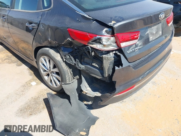 2017 Kia Optima LX with VIN 5XXGT4L3XHG162392, listed as a IAAI auction lot 42190491 with 109,566 mi miles and . Bid and sale history available at DreamBid. Image 6.