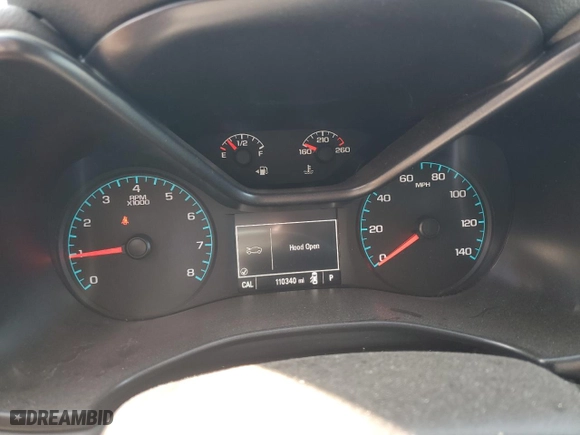 2017 Chevrolet Colorado 4WD WT with VIN 1GCGTBEN0H1190443, listed as a Copart auction lot 44068865 with 110,340 mi miles and Salvage Title. Bid and sale history available at carsss.com. Image 9.