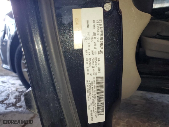2014 Dodge Grand Caravan SXT with VIN 2C4RDGCG0ER400683, listed as a Copart auction lot 48549695 with 152,181 mi miles and Clean Title. Bid and sale history available at carsss.com. Image 13.