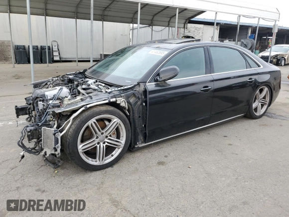2013 Audi A8 L 3.0L with VIN WAURGAFD9DN004556, listed as a Copart auction lot 41462695 with 138,090 mi miles and Clean Title. Bid and sale history available at carsss.com. Image 1.