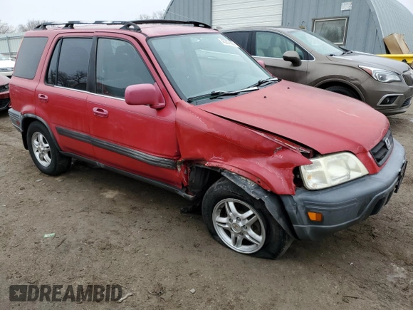 1999 Honda CR-V EX with VIN JHLRD1861XC025334, listed as a Copart auction lot 43357895 with 230,766 mi miles and Salvage Title. Bid and sale history available at carsss.com. Image 4.