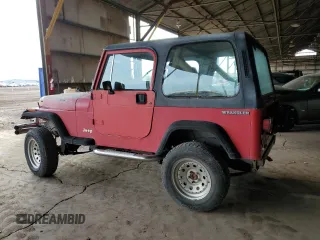 1991 Jeep Wrangler with VIN 2J4FY29S5MJ102367, listed as a Copart auction lot 82873294 with 71,908 mi miles and Salvage Title. Bid and sale history available at carsss.com. Image 2.
