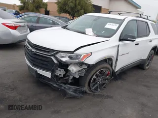2020 Chevrolet Traverse Premier with VIN 1GNEVKKWXLJ120947, listed as a IAAI auction lot 42078271 with 123,911 mi miles. Bid and sale history available at carsss.com. Image 6.